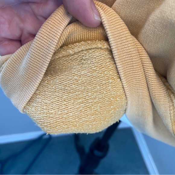 Kiss the Moon Terry Hoodie - Yellow - Picture 2 of 5